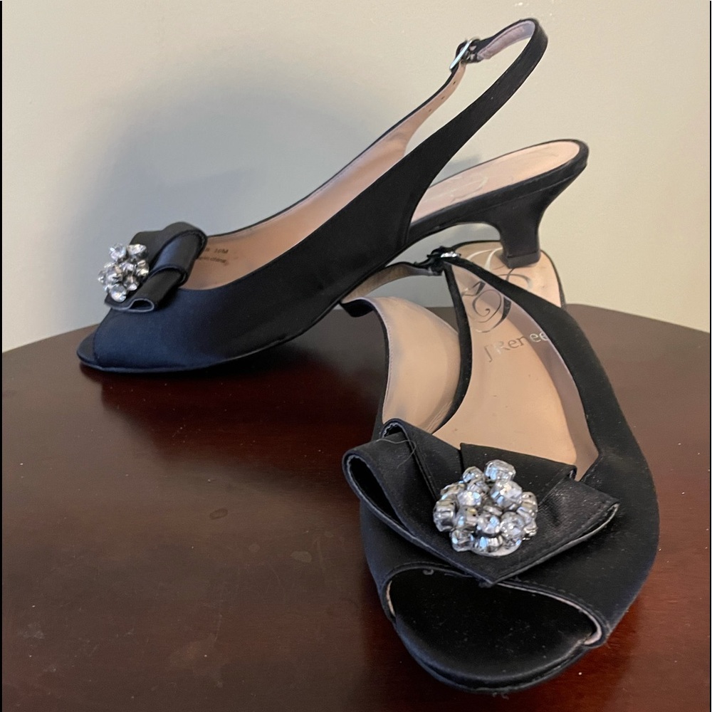 Satin Sling Back